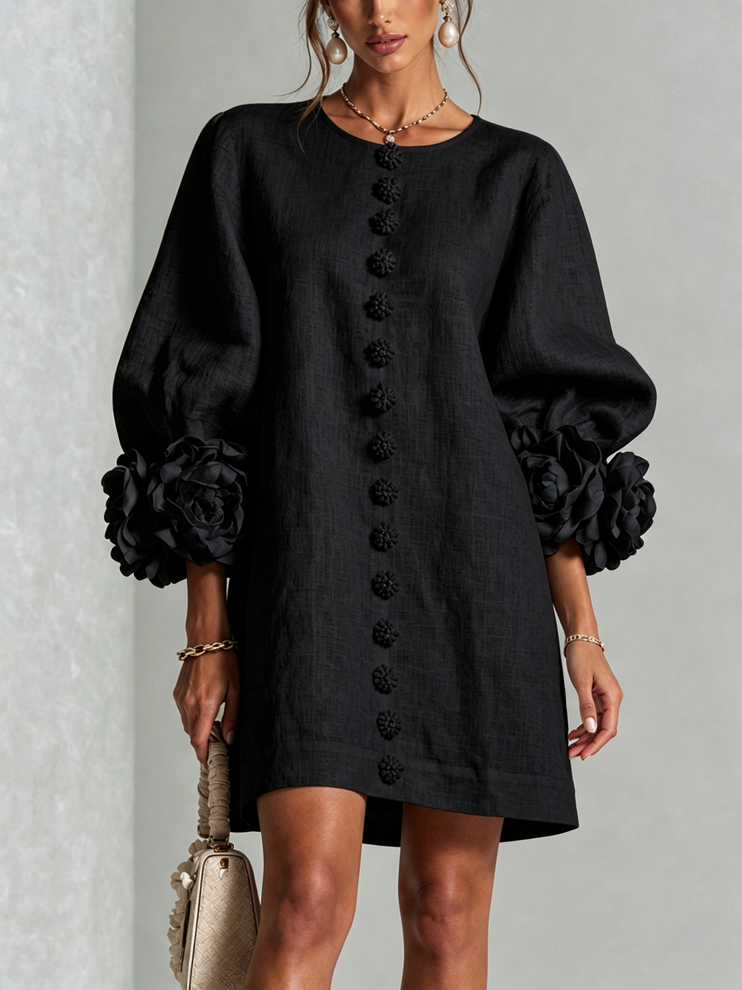 Collete - Sculptural Mini Dress