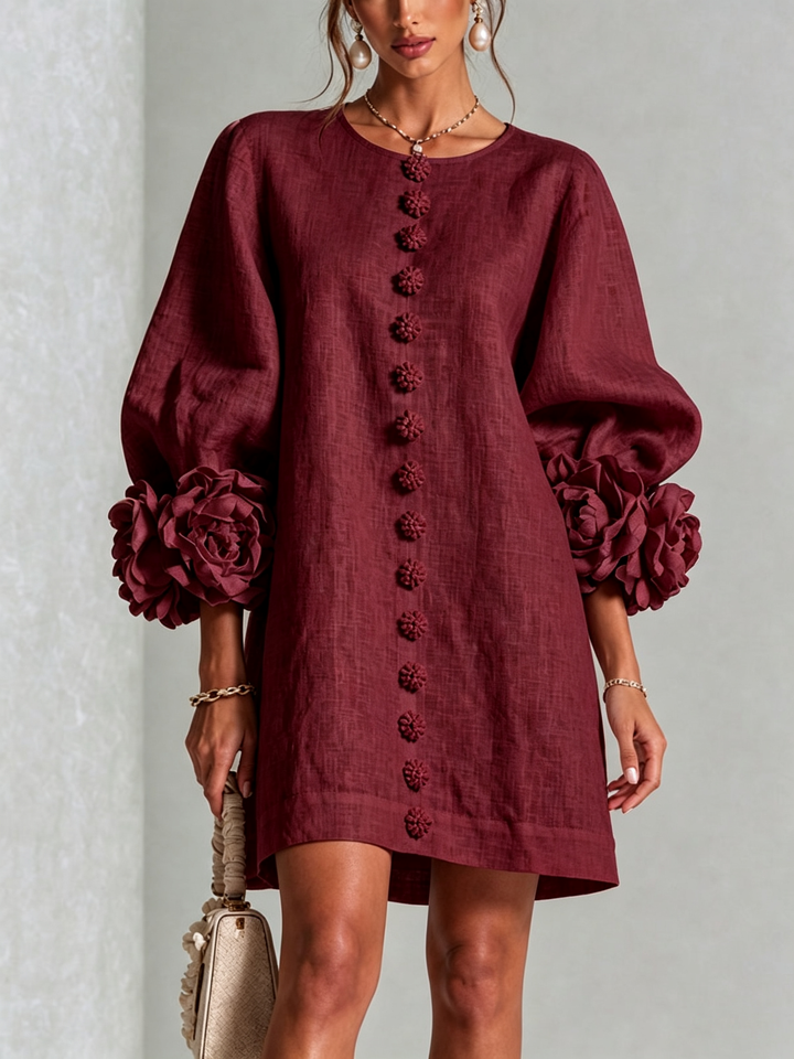 Alice Sculptural Mini Dress - Elena Harper