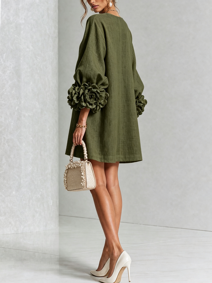 Alice Sculptural Mini Dress - Elena Harper