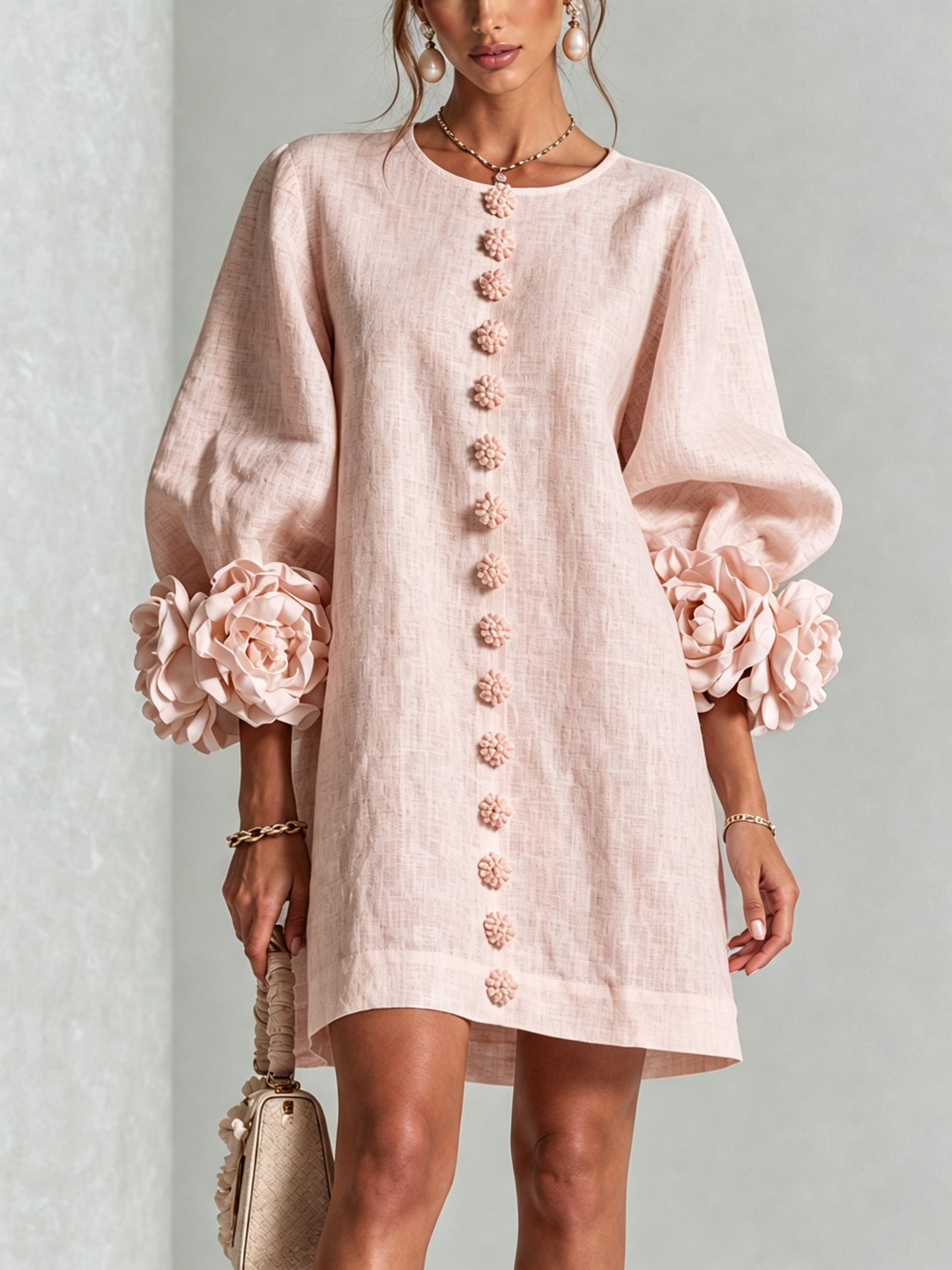 Collete - Sculptural Mini Dress