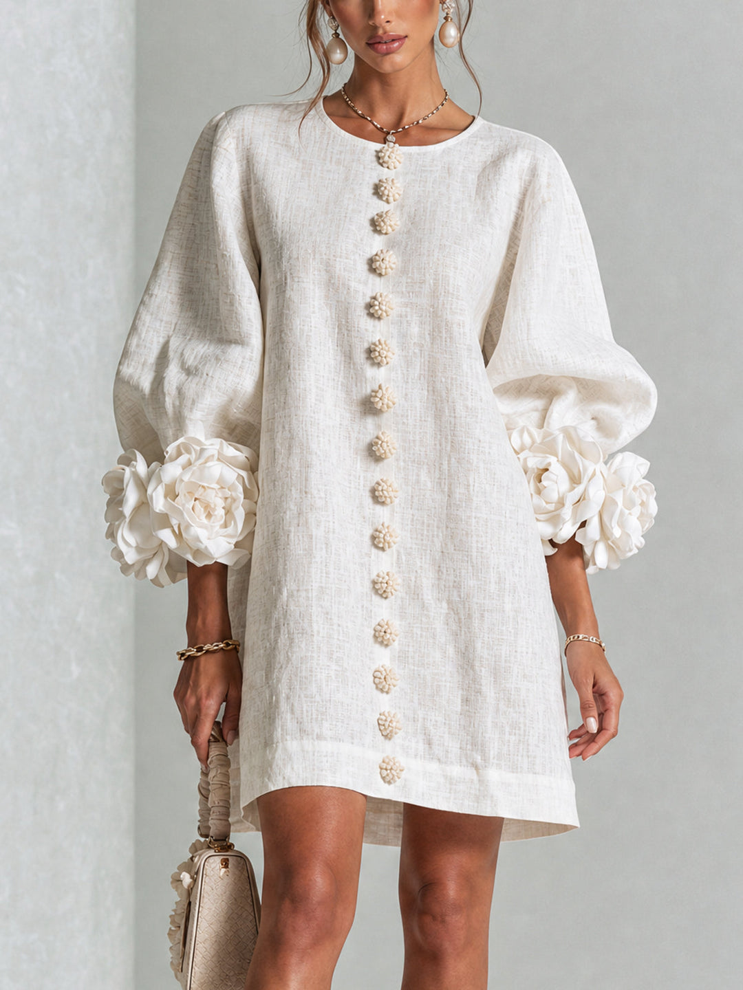 Alice Sculptural Mini Dress - Elena Harper