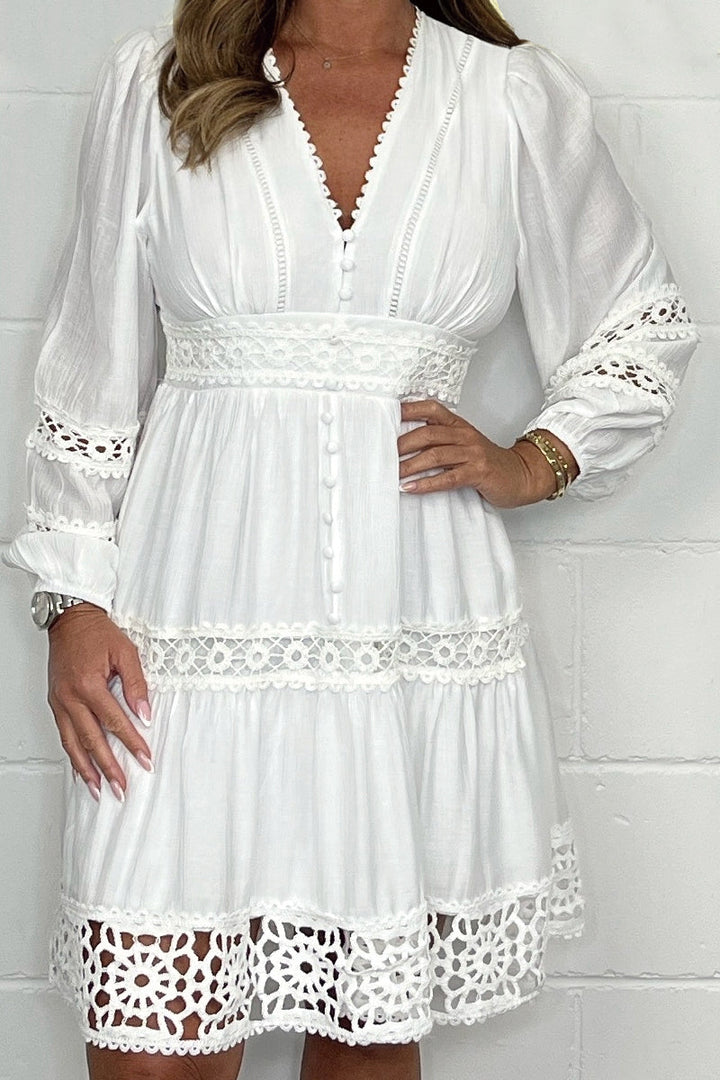 Holly Comfortable Lace Dress - Elena Harper