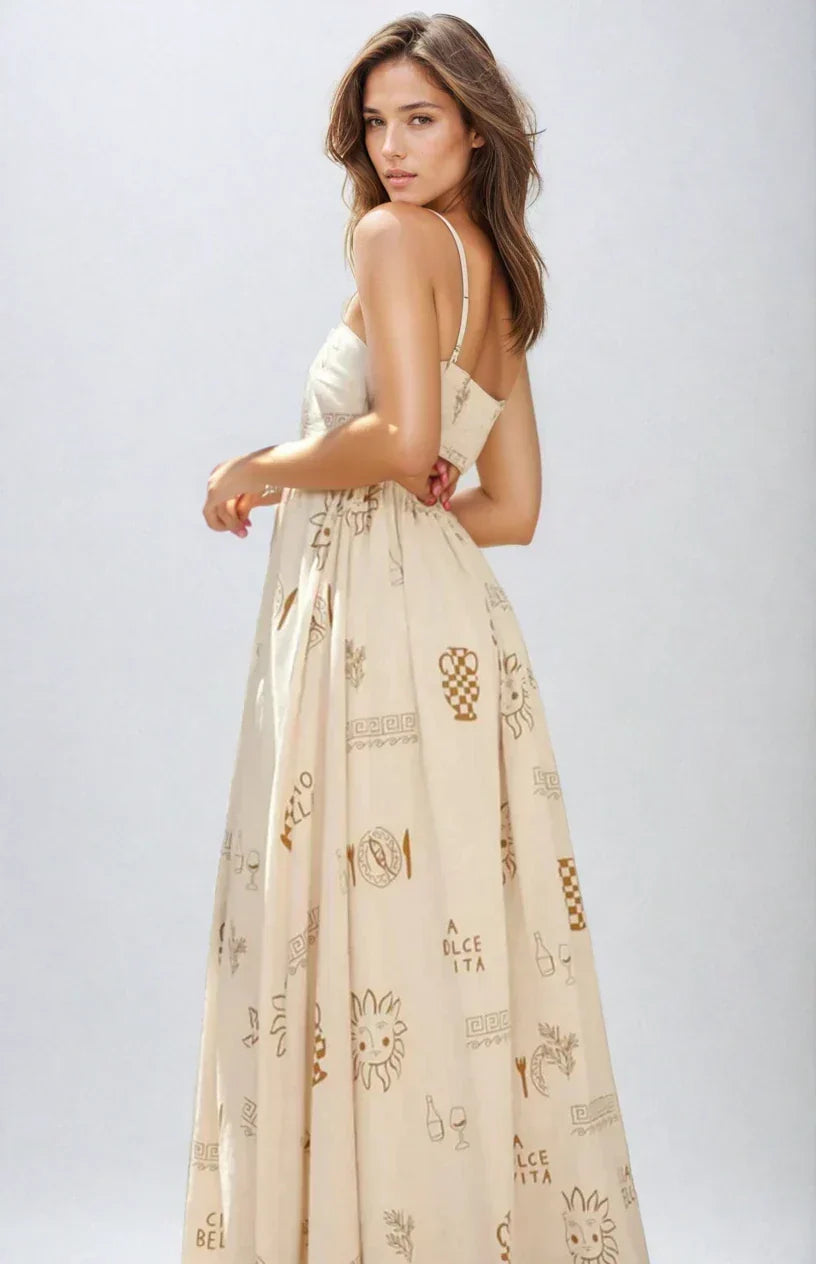 The Boho Charm Maxi Dress - Elena Harper