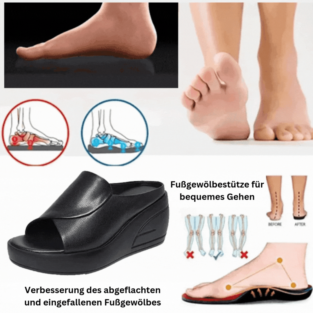 Clea Sandals with Soft Sole and Anchor, view 5 - Elena Harper