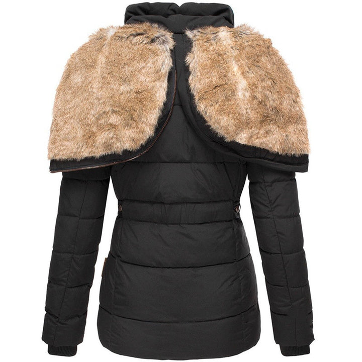 Monique - Elegant Down Jacket Lined with Fur