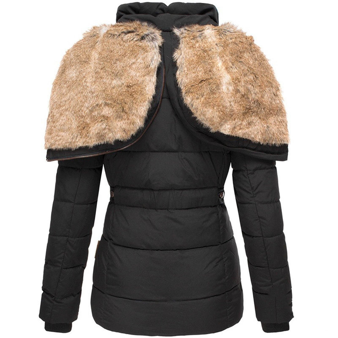 Brigitte - Chic Down Jacket with Fur Lining