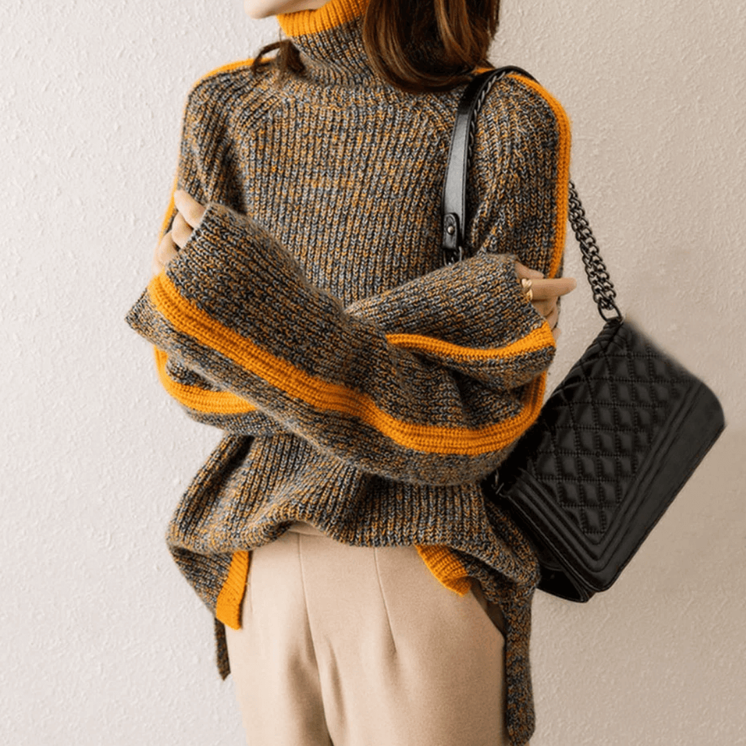 Zoey -  Rollkragenpullover gestrickt