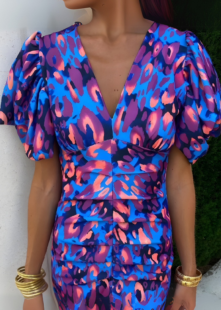 Daline Stylish and Vibrant Dress - Elena Harper