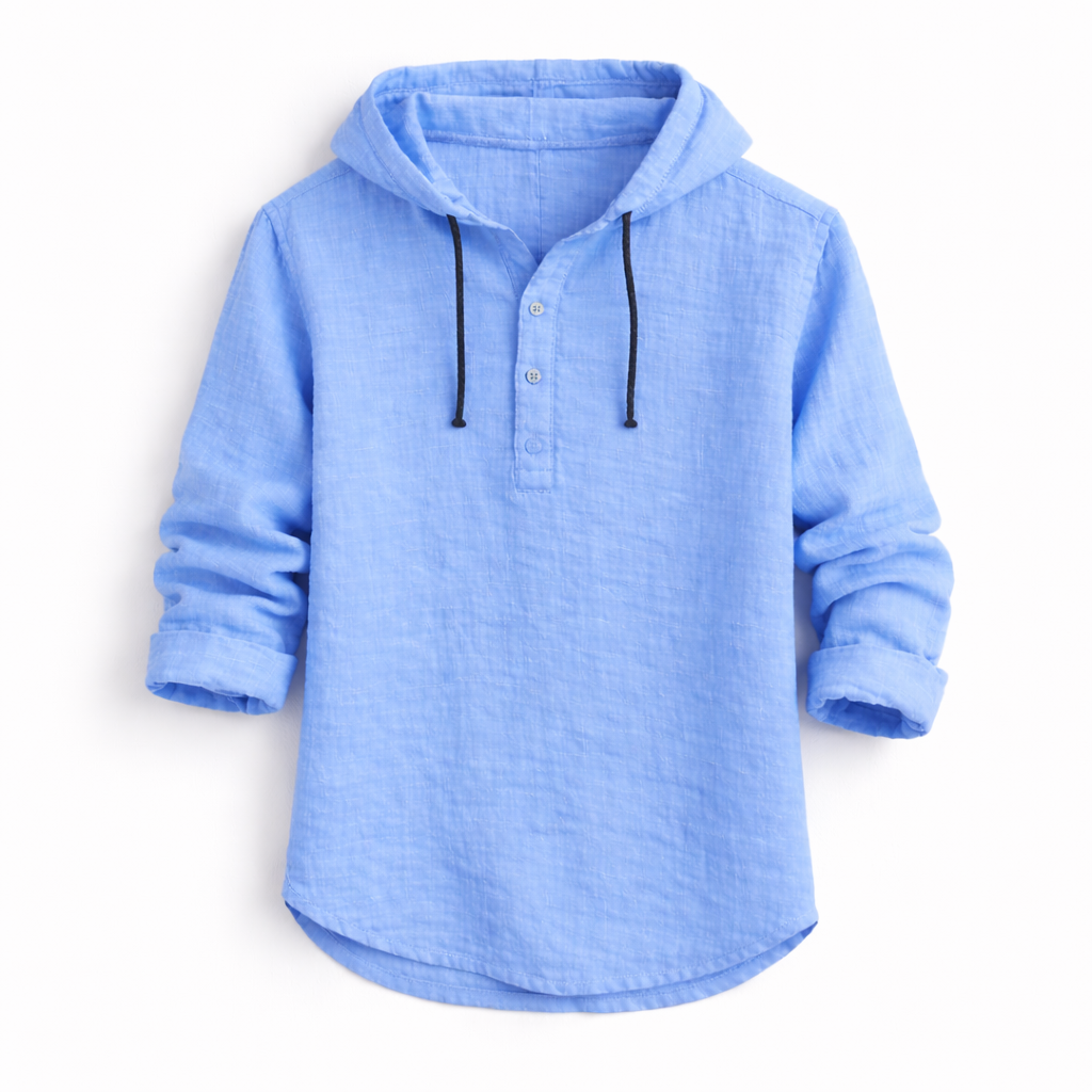 ELENA HARPER™  |  LINEN HOODIE FOR MEN