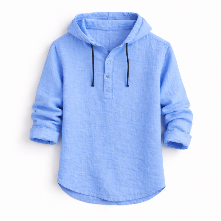 ELENA HARPER™  |  LINEN HOODIE FOR MEN