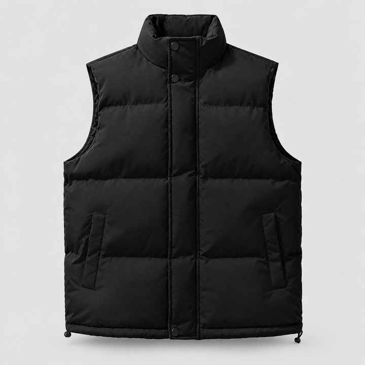 Lightweight Quilted Gilet for Men Montarello with Front Zipper