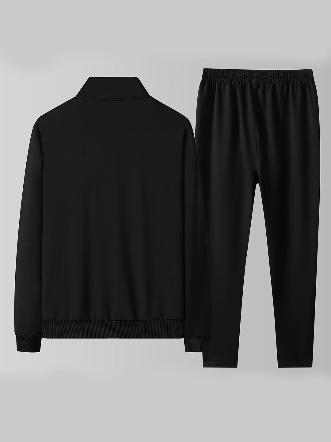 Men's High Collar Zip Tracksuit Set Montarello