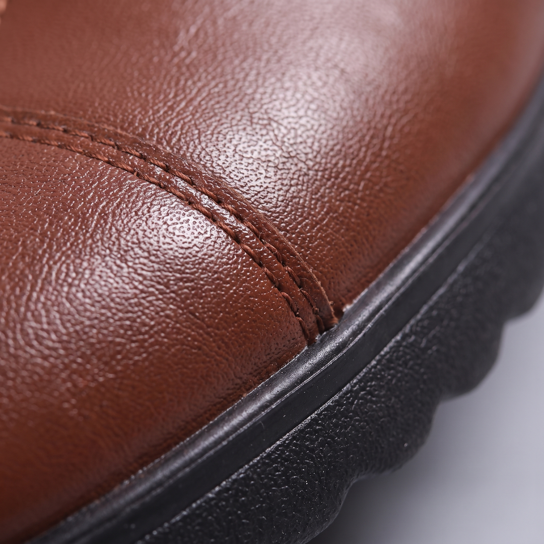 Olivia | Classic and Elegant Women's Leather Loafers with Decorative Bow
