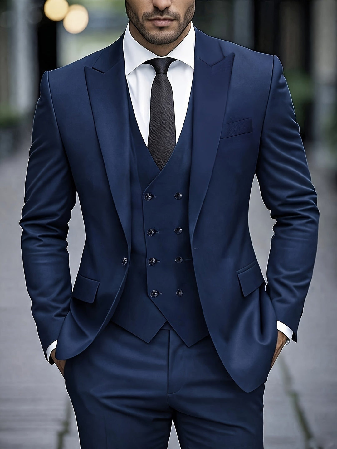 ELENA HARPER™  |  THREE-PIECE SUIT FOR MEN