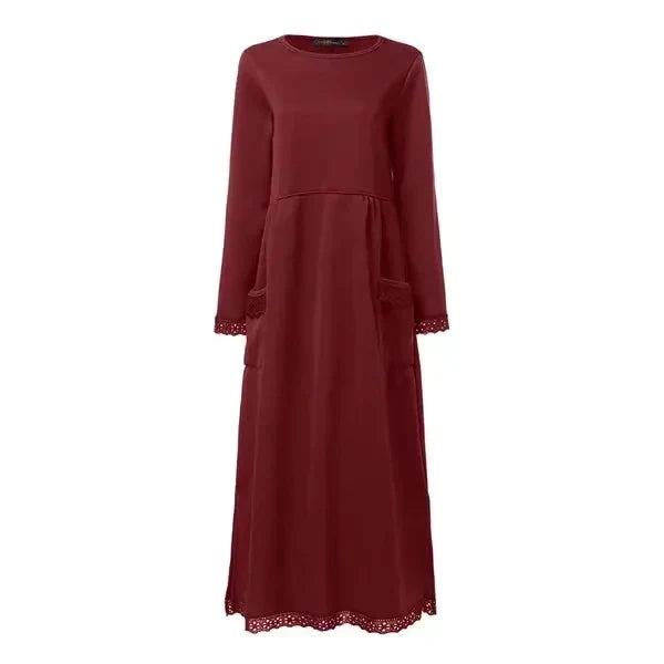 Wafa Elegant and Comfortable Long Dress - Elena Harper