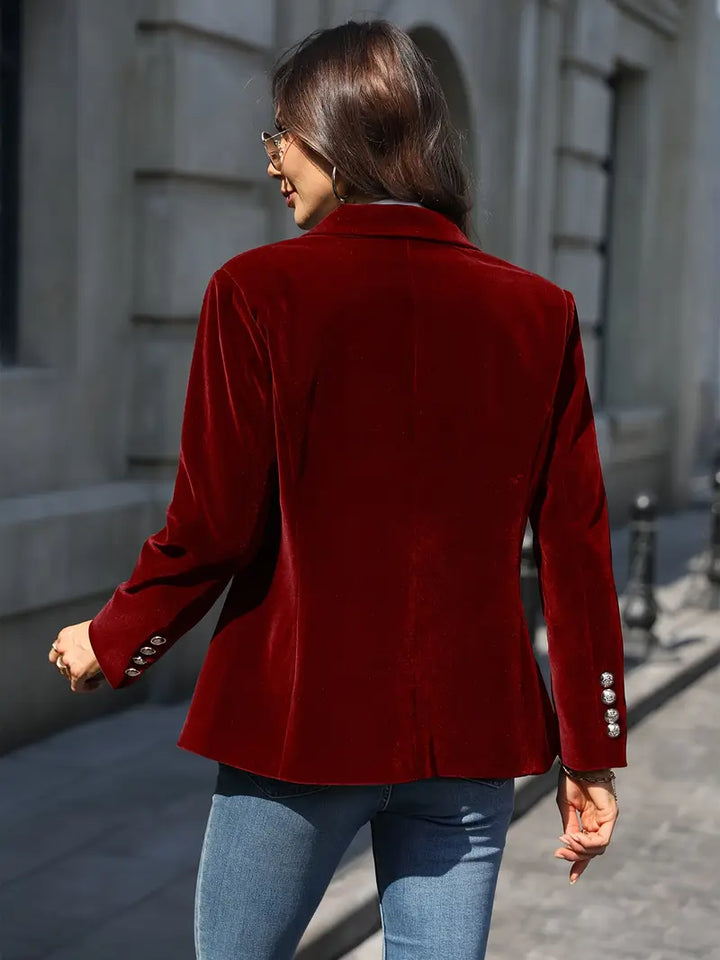 BLAZER IN CUSTOMIZATION WITH GOLD BUTTONS FOR WOMEN