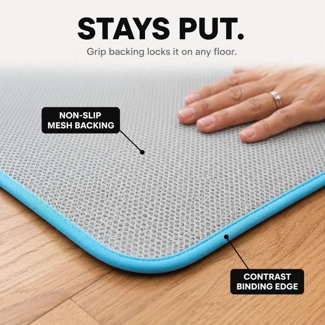 Coolo Self-Cooling Pet Mat, Ice Silk-like Dog Cooling Pad, No-Freezer Cooling Mat for Dogs, view 9 - Elena Harper