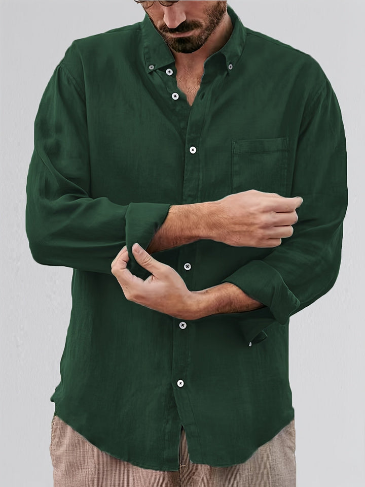 Classic Reversed Shirt for Men - Elena Harper