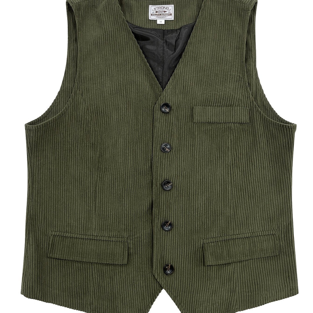 ELENA HARPER™  |  BUTTONED VEST FOR MEN
