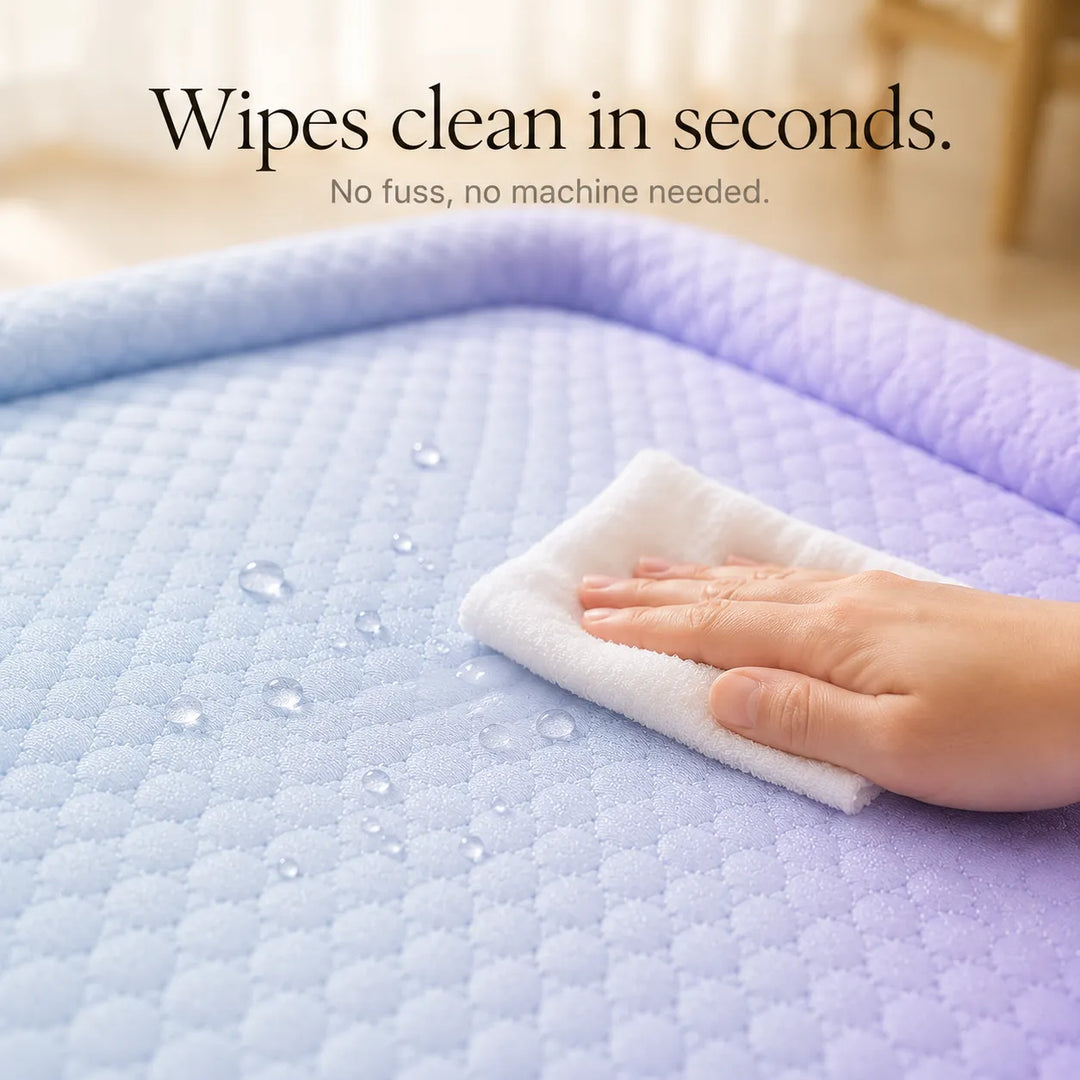 Coolaby Ice Silk-look Pet Cooling Mat for Dogs and Cats, Padded Non-Slip Summer Bed - Elena Harper