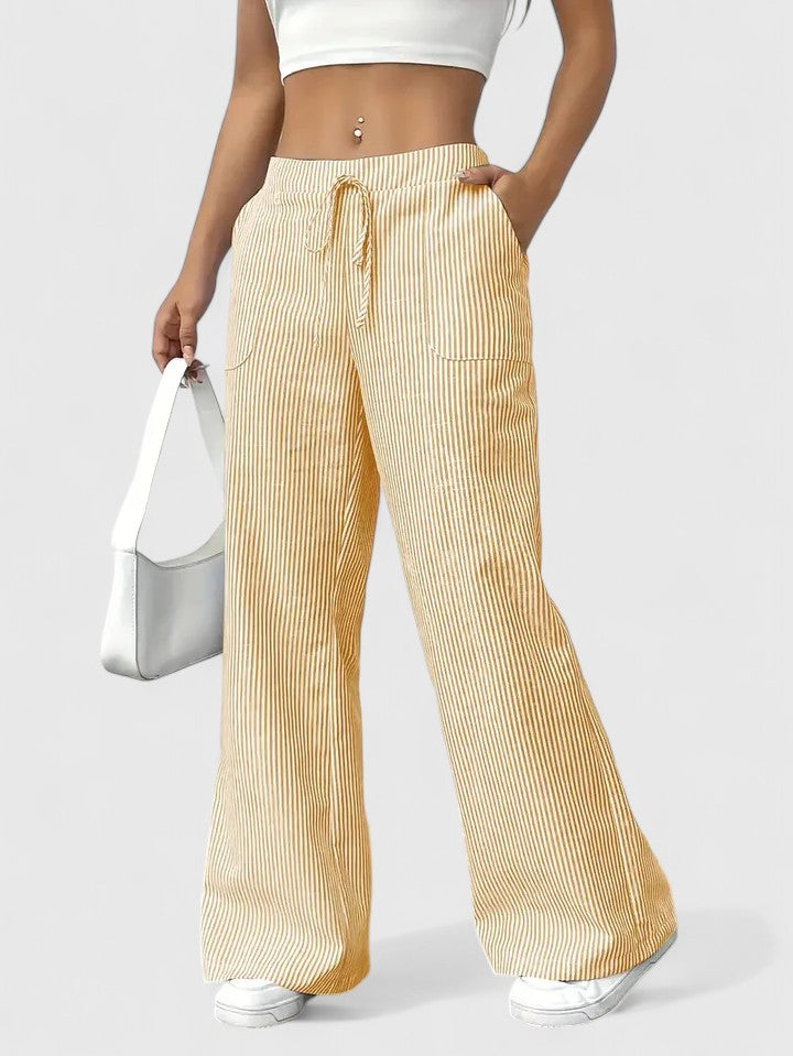Sierra Stripe Flow Lounge Pants - Elena Harper