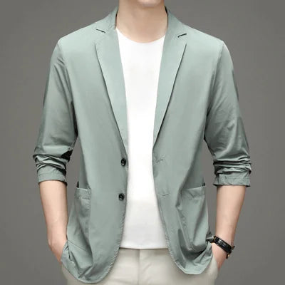 Alex Lightweight Summer Blazer, view 3 - Elena Harper