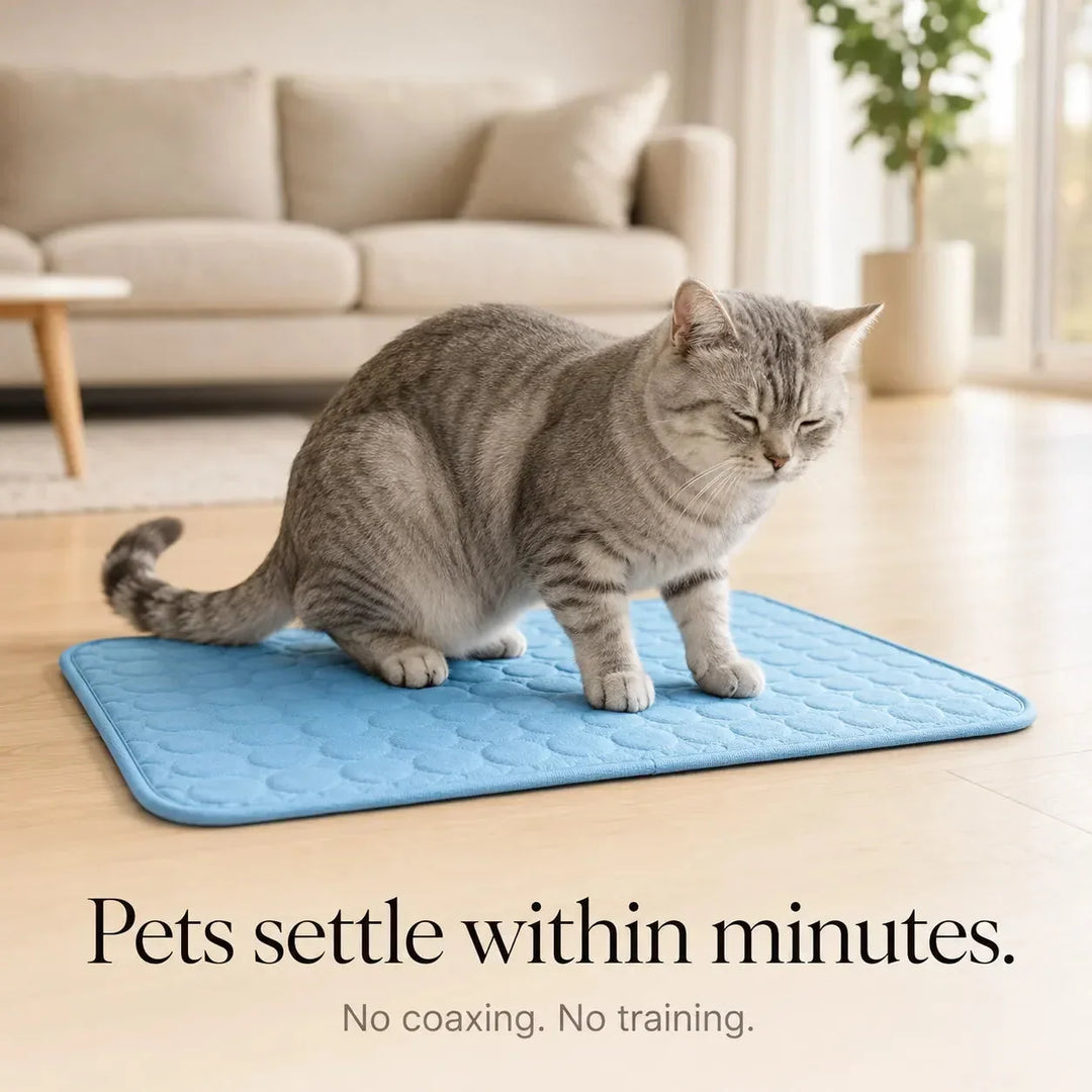 Coolabee Cooling Mat for Dogs & Cats, No-Freeze Washable Pet Pad - Elena Harper
