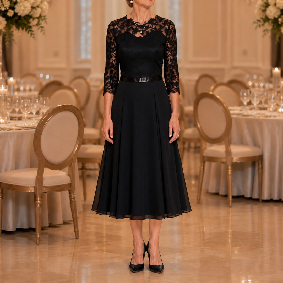 Composure The Lace Maxi That Falls Into One Long Line - Elena Harper