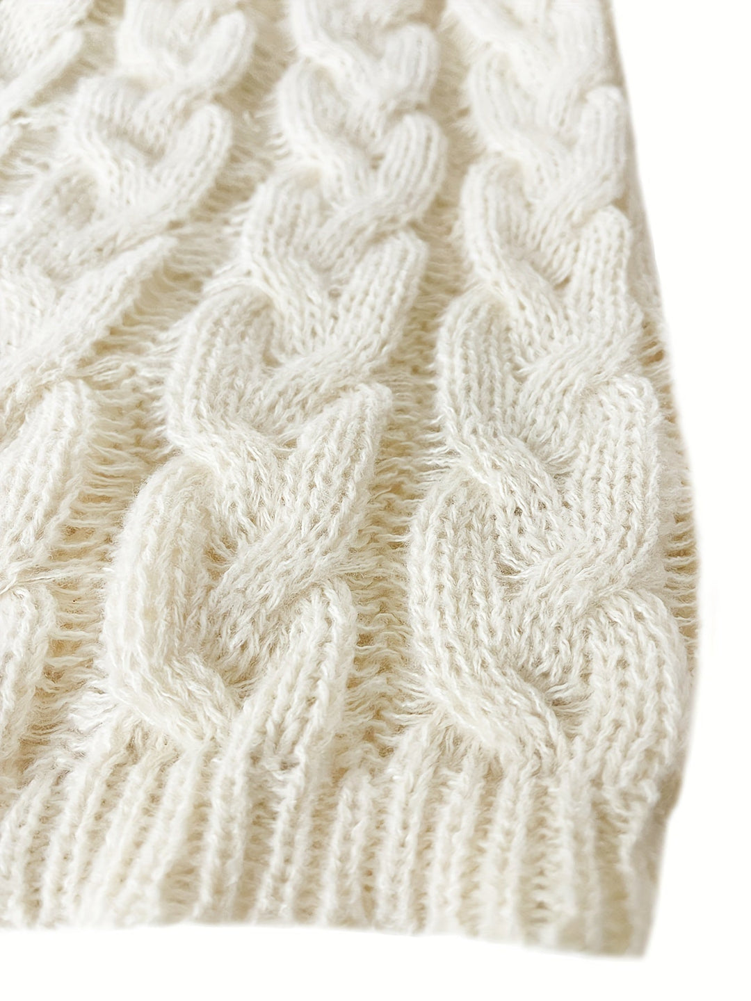 Ellery | Women's Relaxed Cable-Knit Sweater in Two Neutrals