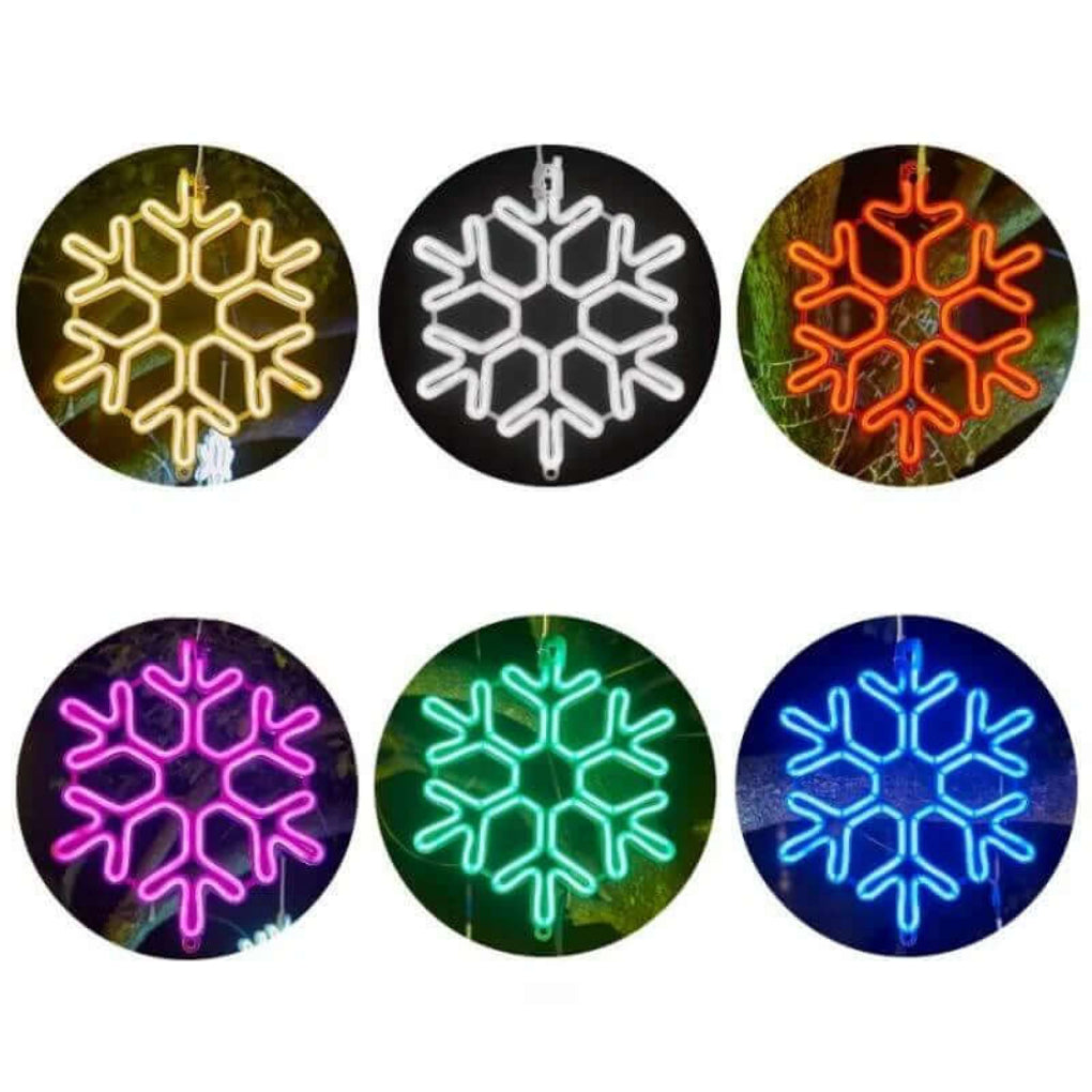 Waterproof LED Snowflake Light for Christmas – 30cm