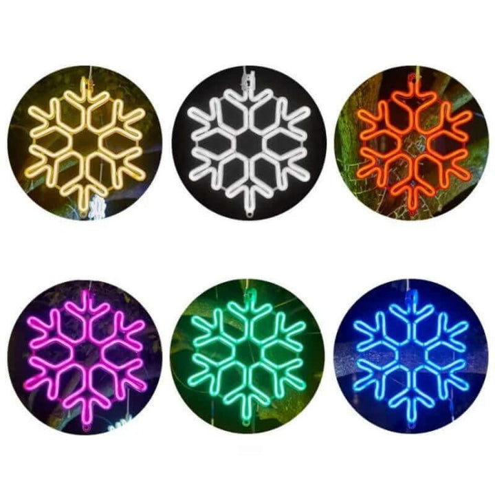 Waterproof LED Snowflake Light for Christmas – 30cm