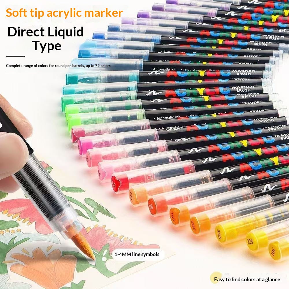 Soft Tip Acrylic Paint Marker Pen