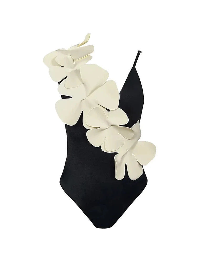 Tie Fresh Floral Swimsuit Set