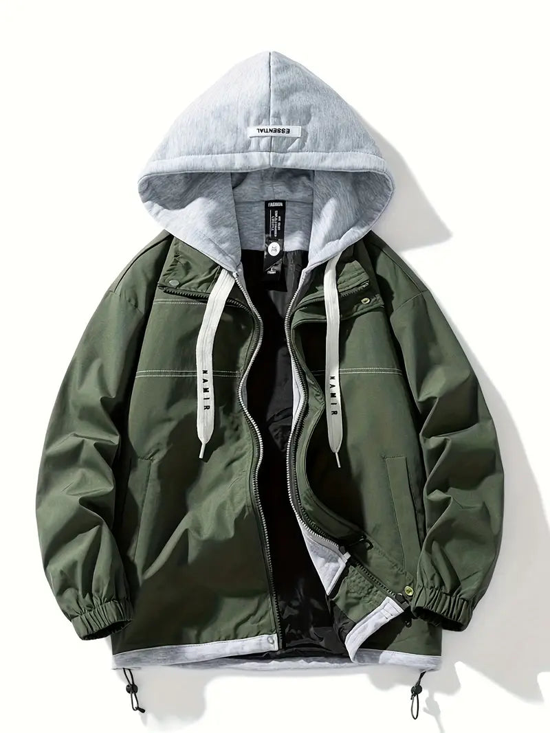 Carson Casual Hoodie Jacket with Pocket, view 2 - Elena Harper
