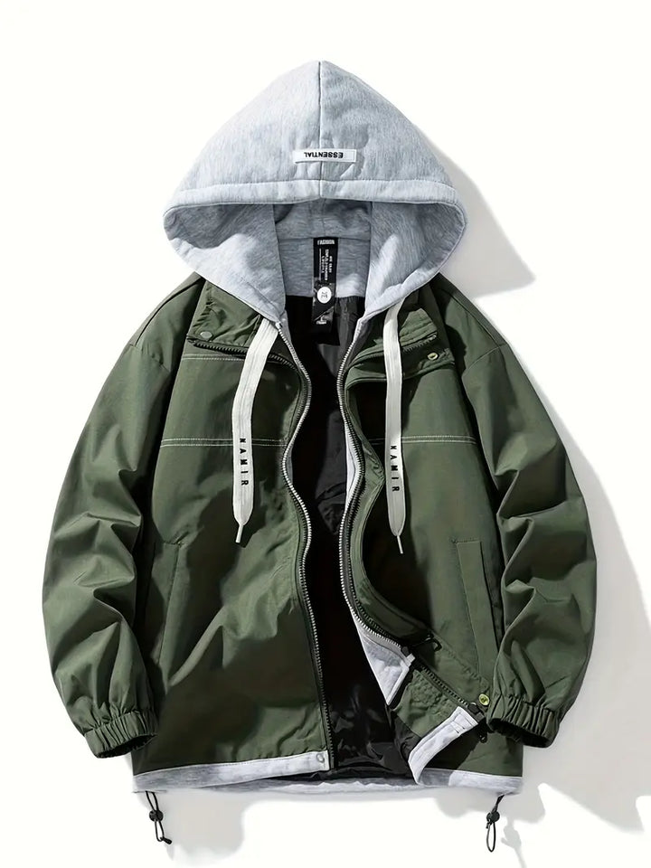 Carson Casual Hoodie Jacket with Pocket, view 2 - Elena Harper