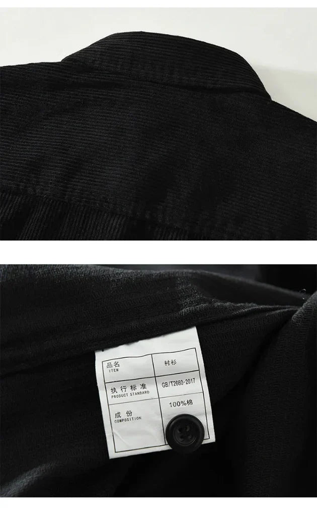 Men's Vintage Long Sleeve Shirt – Classic & Timeless Style