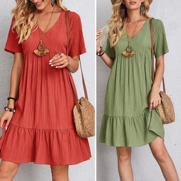 Aisha Elegant Dress to Cover the Abdomen - Elena Harper