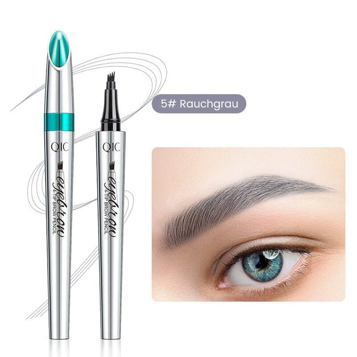 BrowSculpt™ – Waterproof 3D Eyebrow Pencil with Quad Tip for Precise Styling [50% Off]