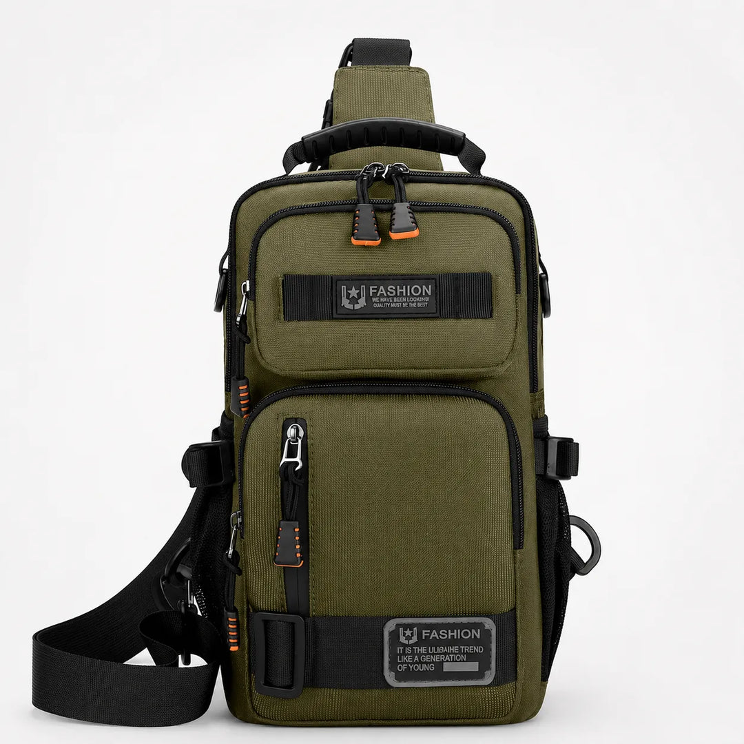 Cargolo Adjustable Chest Sling Bag Multi-Pockets - Elena Harper