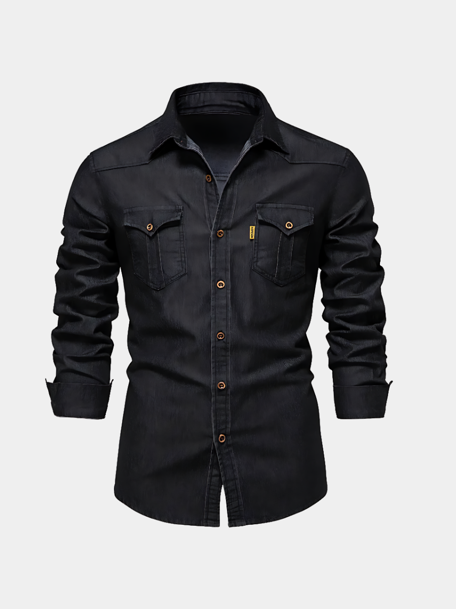ELENA HARPER™  |  DENIM SHIRT FOR MEN
