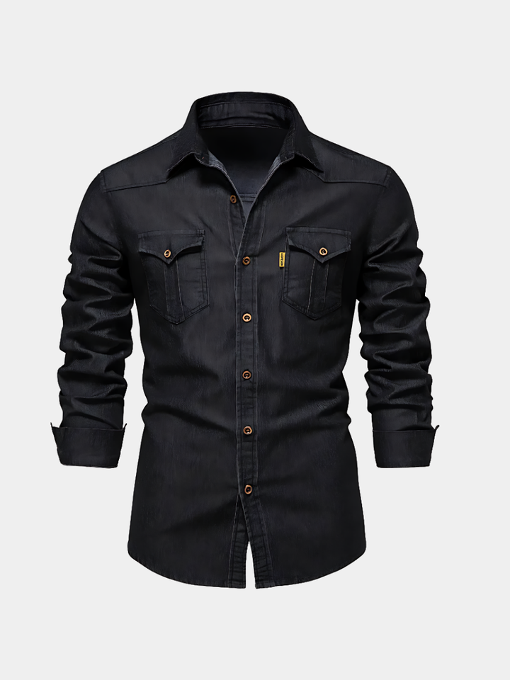 ELENA HARPER™  |  DENIM SHIRT FOR MEN
