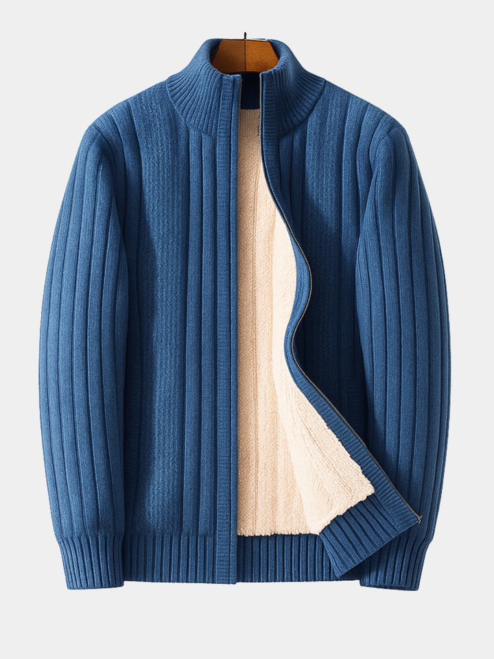 ELENA HARPER™  |  ELEGANT AND STYLISH CARDIGAN WITH ZIP FOR MEN