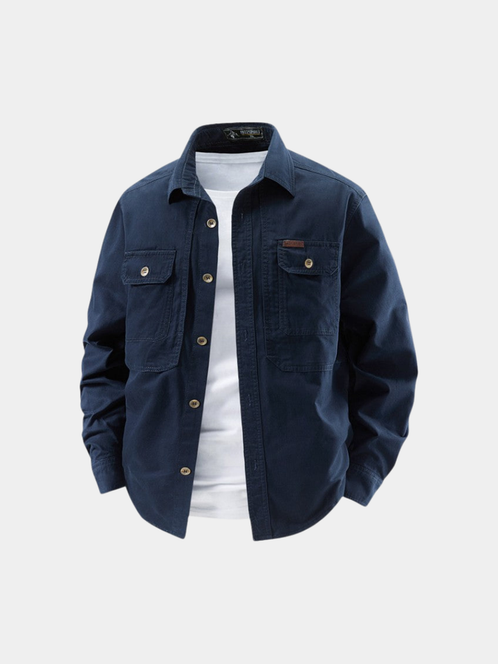 ELENA HARPER™  |  LONG SLEEVE UTILITY SHIRT FOR MEN