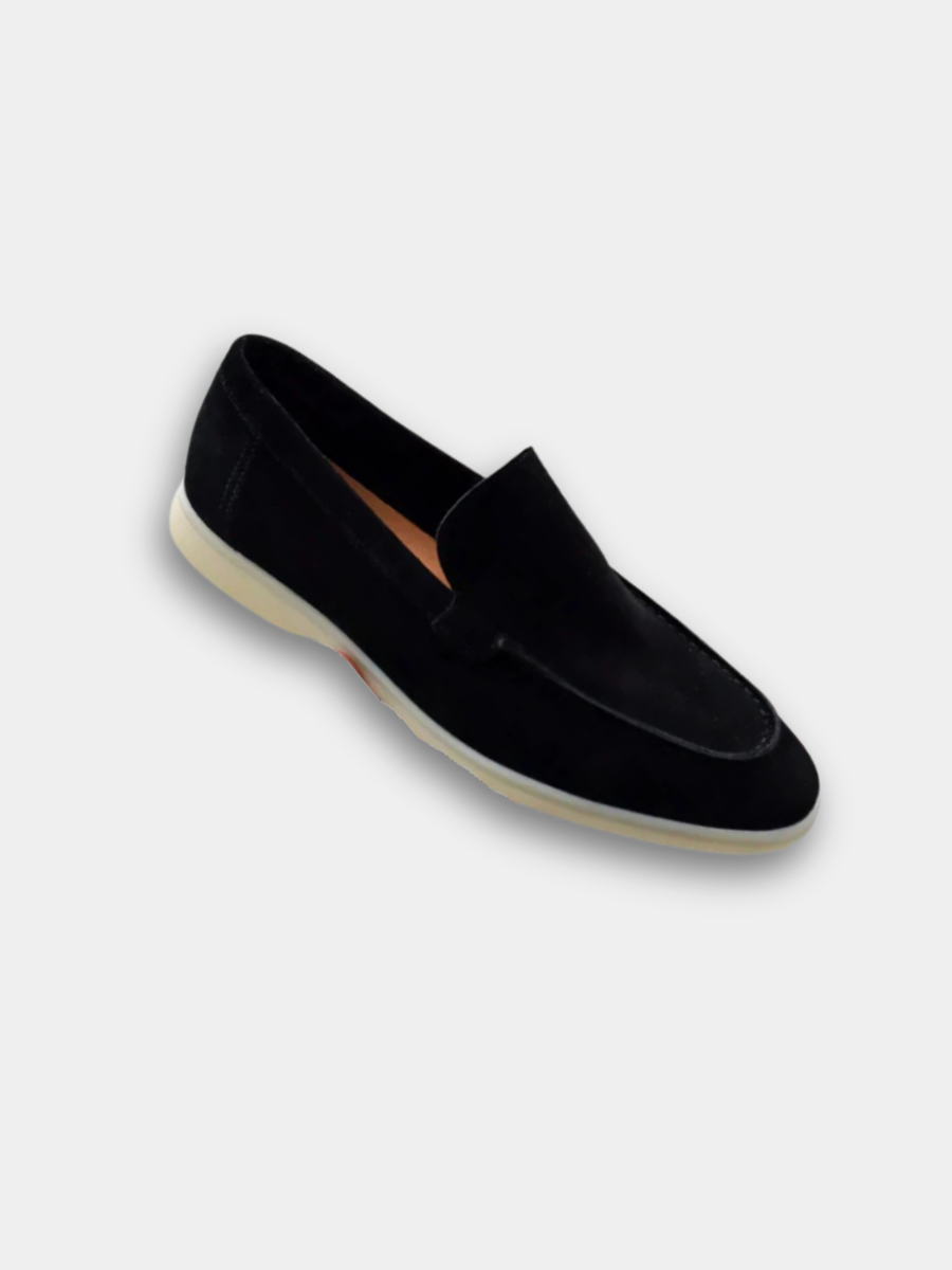 Elegant Suede Loafers for Men - Elena Harper