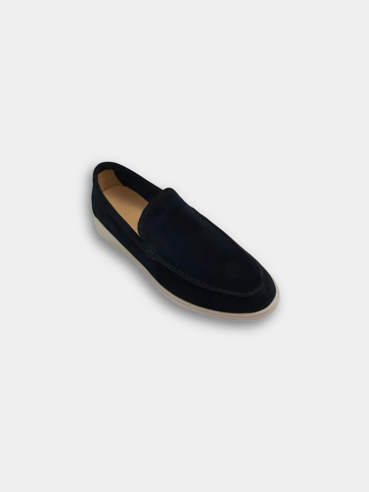 Elegant Suede Loafers for Men - Elena Harper