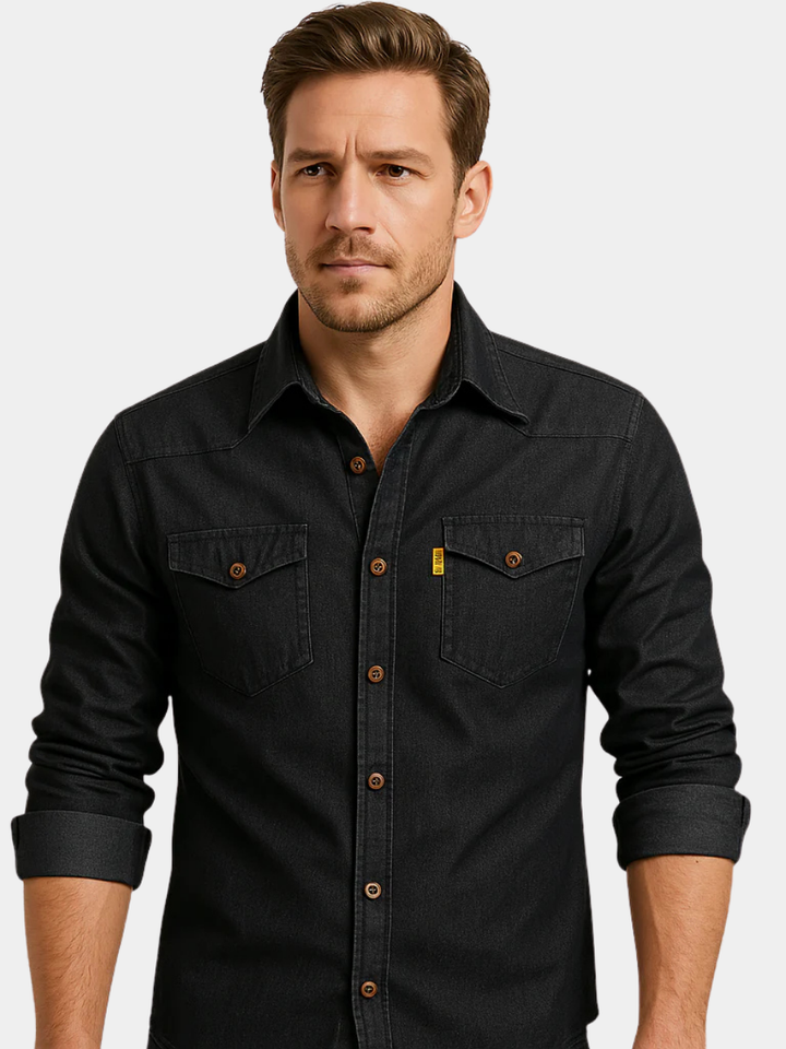 ELENA HARPER™  |  DENIM SHIRT FOR MEN