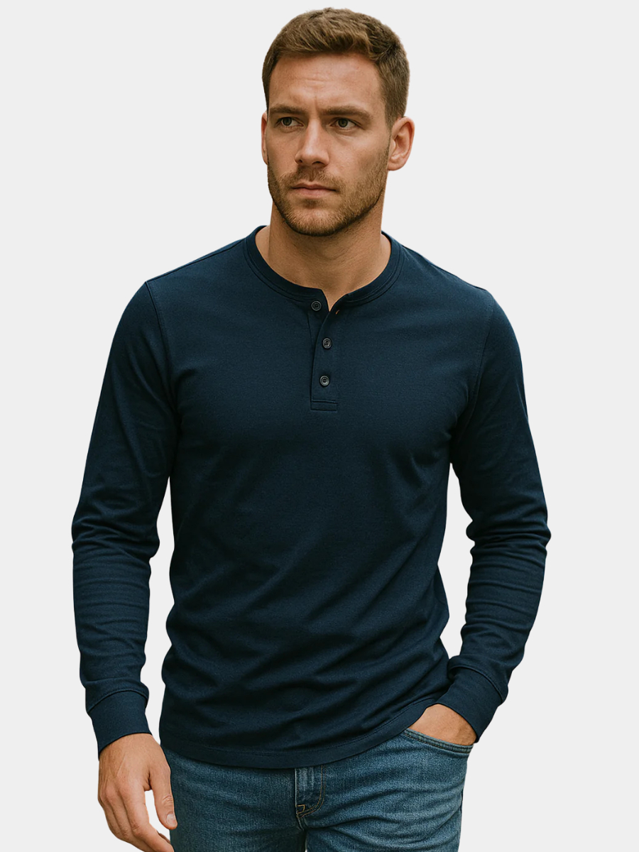 ELENA HARPER™  |  LONG BUTTON-UP SHIRT FOR MEN