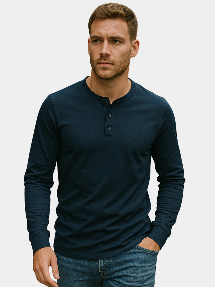 ELENA HARPER™  |  LONG BUTTON-UP SHIRT FOR MEN