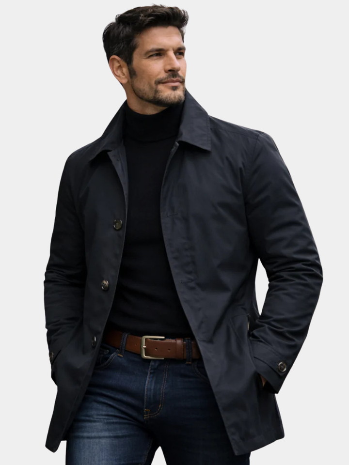 Classic Urban Coat for Men - Elena Harper