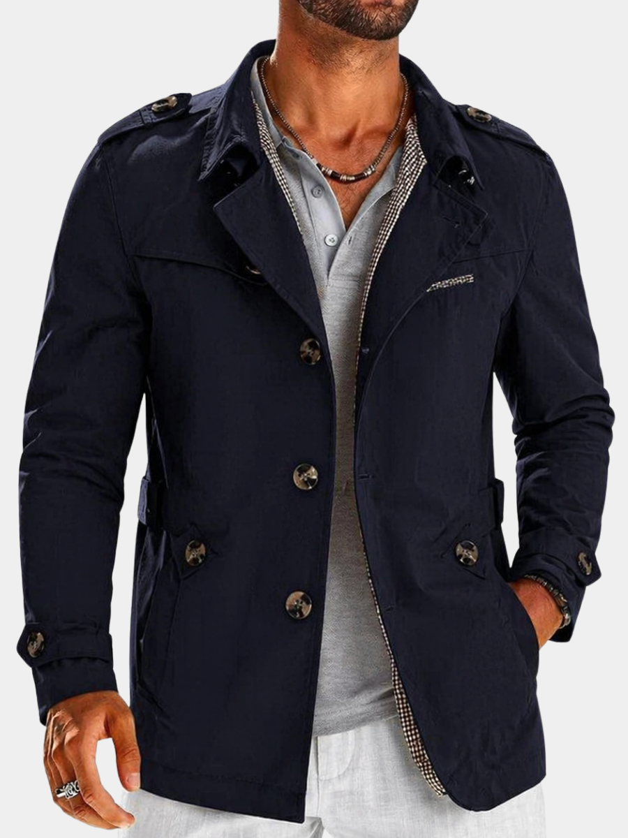 LAURENT MONACO | MODERN TRENCH COAT FOR MEN